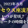 2023年8月ペルセウス座流星群