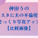 神田うの不倫相手比較