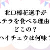 北口榛花選手がカステラを食べる理由は？どこの？ハイチュウは何味？